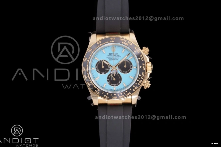 Daytona 1:1 Dial V10 Turquoise 2025 126518 QF (Gain Weight) QF4131 Oyster-flex on Strap Best Edition 1129